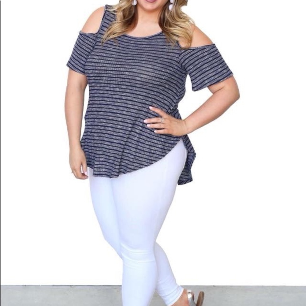 Cold shoulder top